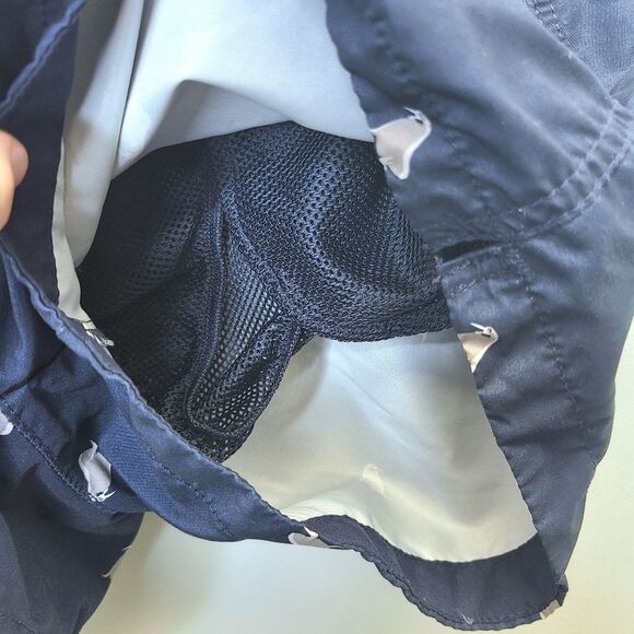 H&M Mens Navy Walrus Print Lined Swimming Trunks Shorts M - Picture 5 of 8